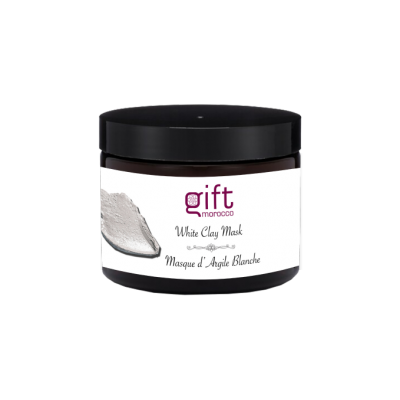 masque d'argile blanche gift morocco cosmetic