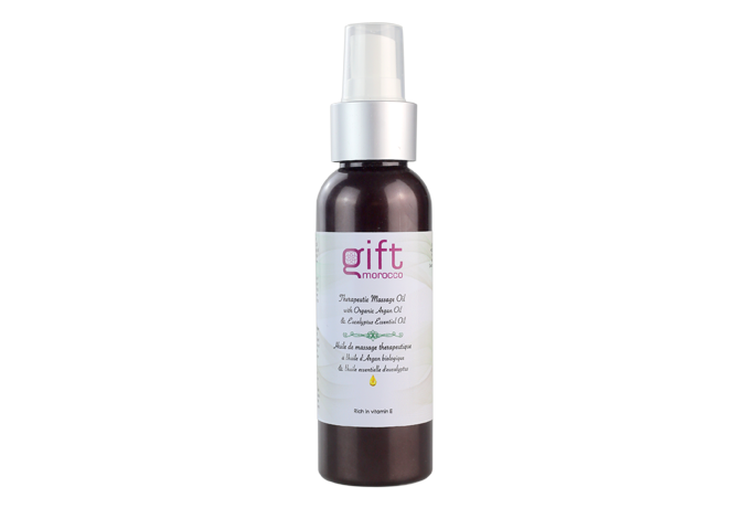 Therapeutic Massage Oil with Eucalyptus Essential Oil  & Organic Argan Oil