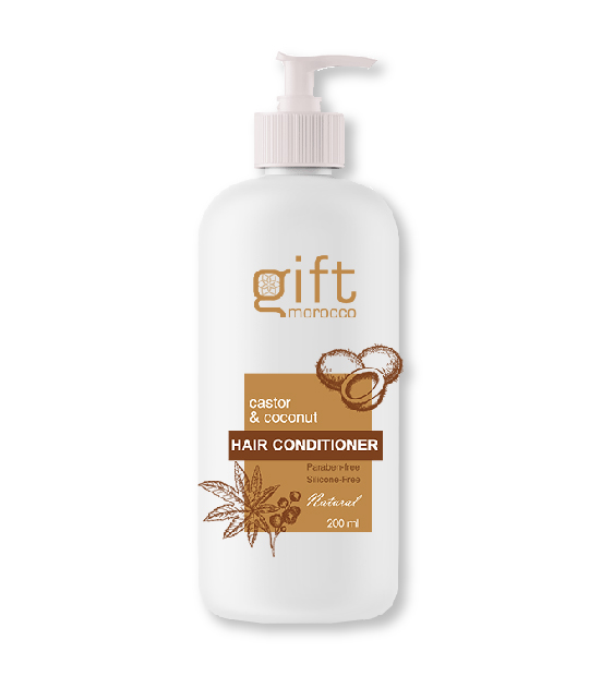 Hair Conditioner With Castor & Coconut oil gift morocco