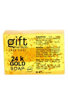 Hard Soap 24K Gold gift morocco natural cosmetic products
