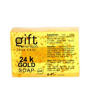 Hard Soap 24K Gold gift morocco natural cosmetic products