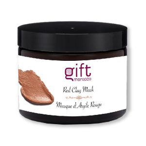 Red clay mask gift morocco skin care natural cosmetic product