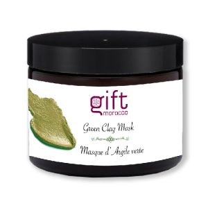 green clay mask gift morocco natural cosmetic products skin care