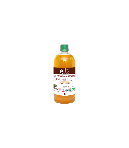 Culinary argan oil Extra Virgin, cold-pressed, 100% USDA Organic giftmorocco
