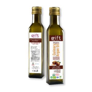 Huile d'argan culinaire Extra Vierge, pressée à froid, 100% USDA Organic gift morocco