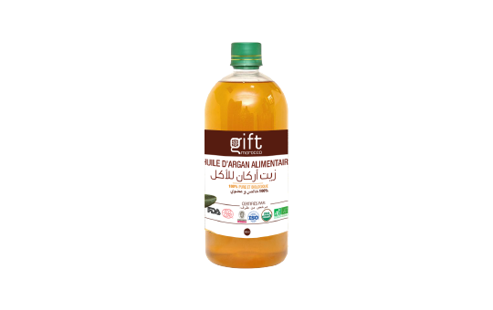 Culinary argan oil: Extra Virgin, cold-pressed, 100% USDA Organic