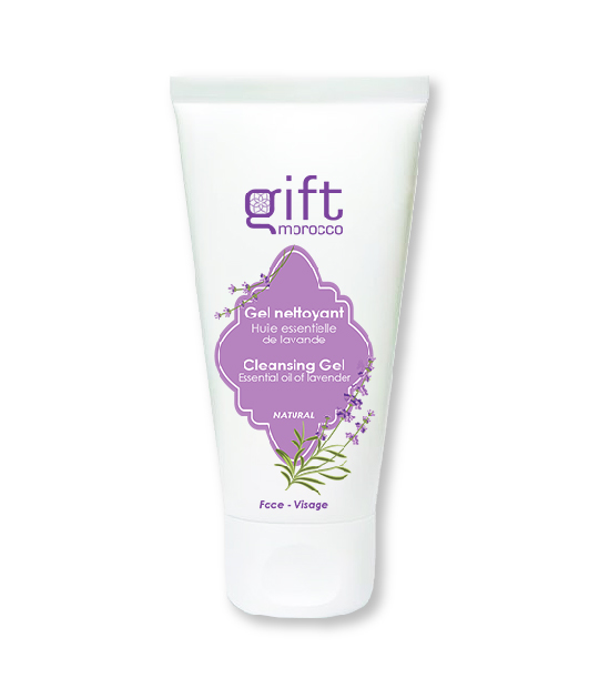 cleansing gel with essential oil of lavender gift morocco