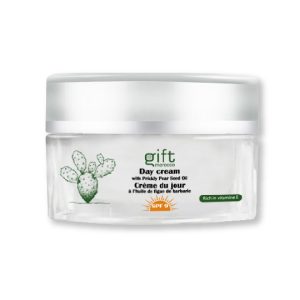 Day cream with organic Prickly pear and spf 9 gift morocco