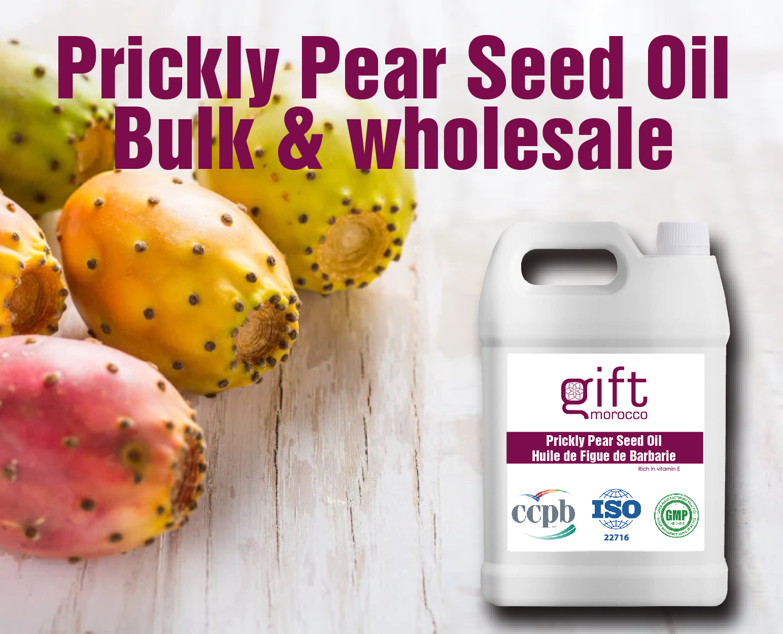 Bulk prickly pear seed oil gift morocco